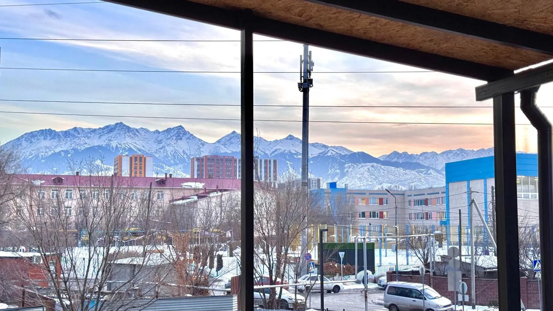 Apartment Терраса- Тв Напротив Кровати- Вид На Горы Almaty